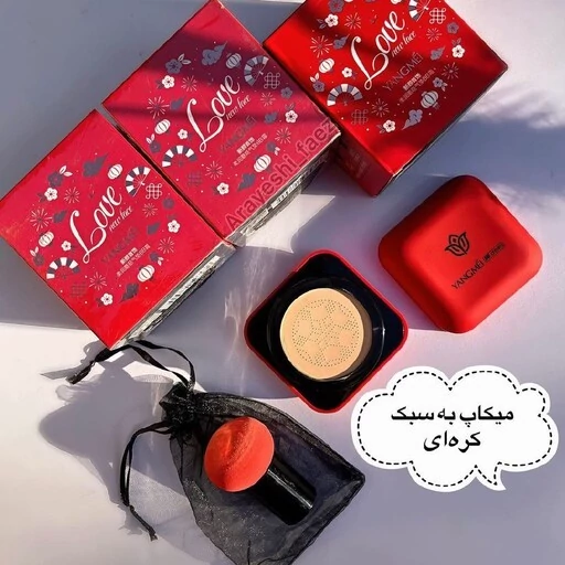 ضد آفتاب کوشن بی بی کرم 1مخصوص پوست روشن کرمپودر مایع  دارای ضدآفتاب پرایمر  و کرمپودر سی سی کرم و بی بی کرم و آبرسان