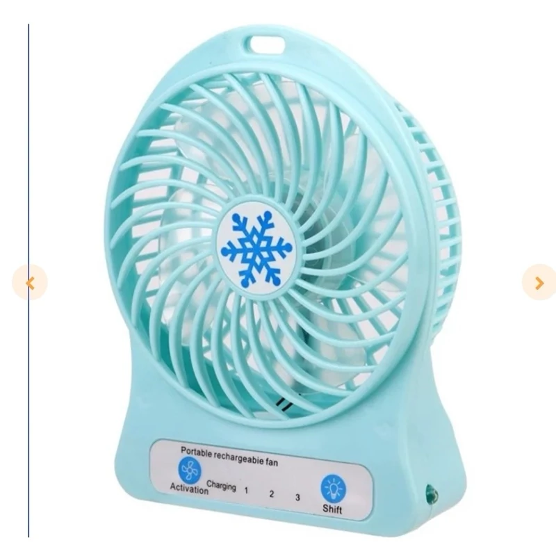 پنکه شارژی رومیزی مدل portable