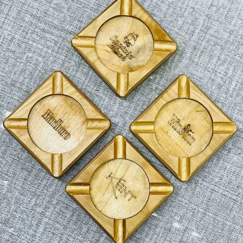 زیر سیگاری چوبی مهره دار