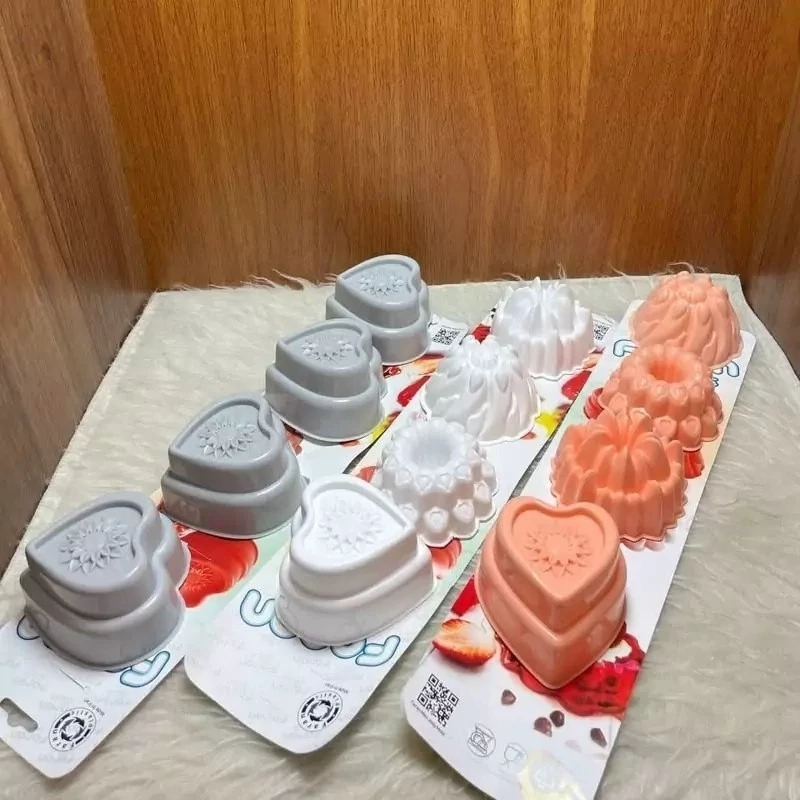 قالب ژله پلاستیکی4تایی لئون