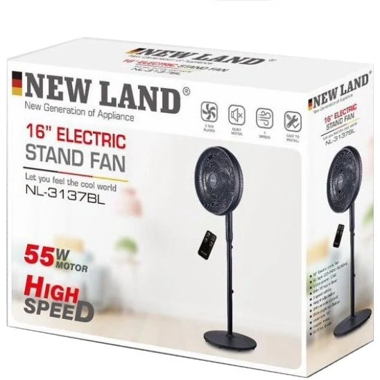 پنکه ایستاده Newland مدل 3137BL ضمانت اصالت و ظمانت قیمت کالا
