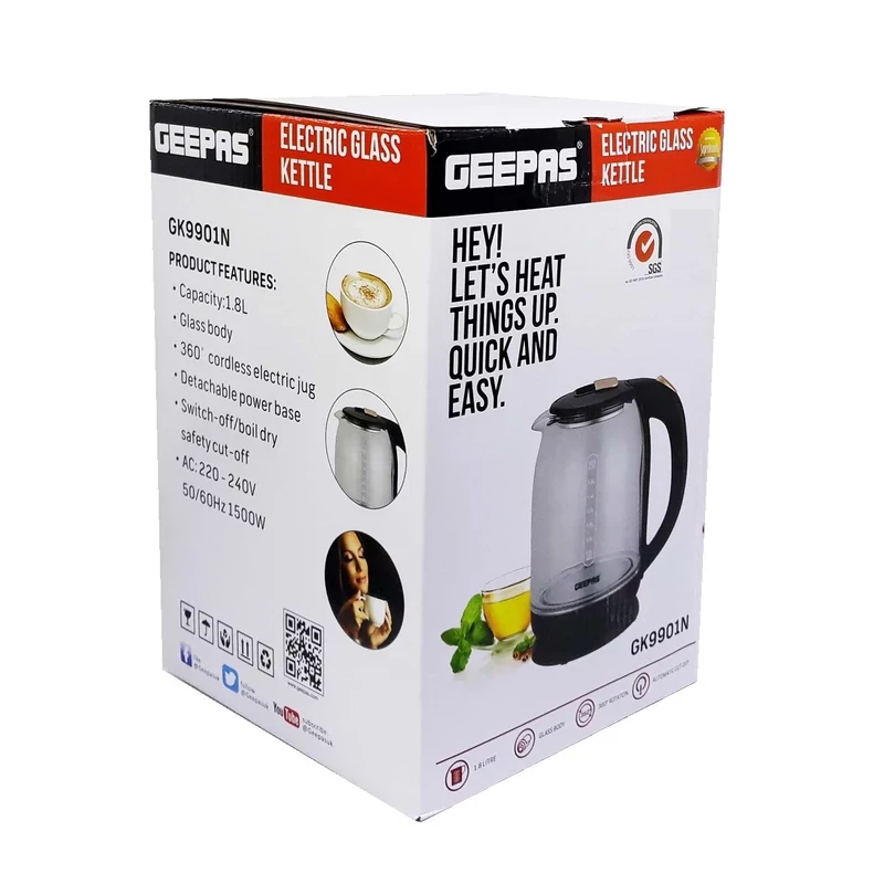 کتری برقی جیپاس مدل GK9901N ا GEEPAS GK9901N ضمانت اصالت و ظمانت قیمت کالا