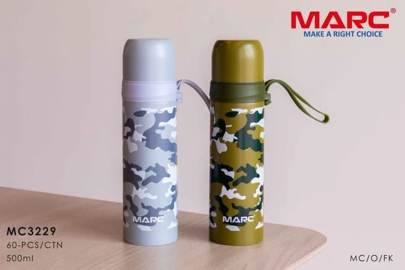 بطری / فلاسک استیل 500میل MARC کد3229 ضمانت اصالت و ظمانت قیمت کالا