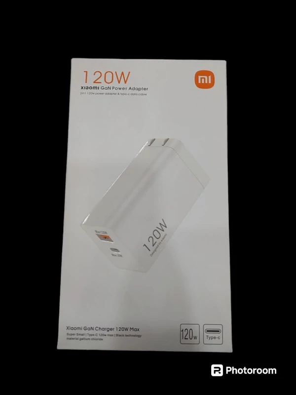 شارژر120 وات شیائومی با کارتن Xiaomi 120W ضمانت اصالت و ظمانت قیمت کالا