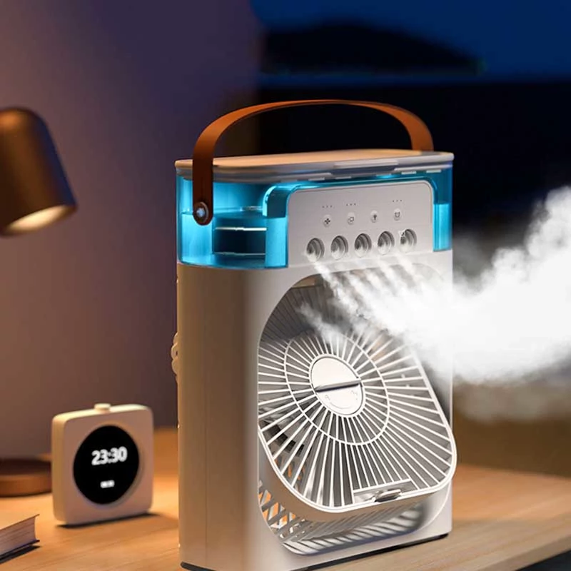 پنکه رومیزی مه پاش اPORTABLE MINI COLD FAN ضمانت اصالت و ظمانت قیمت کالا
