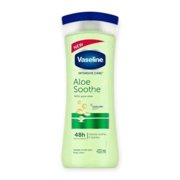 لوسیون بدن آلوورا وازلین Vaseline مدل Aloe Soothe حجم 400 میلی لیتر