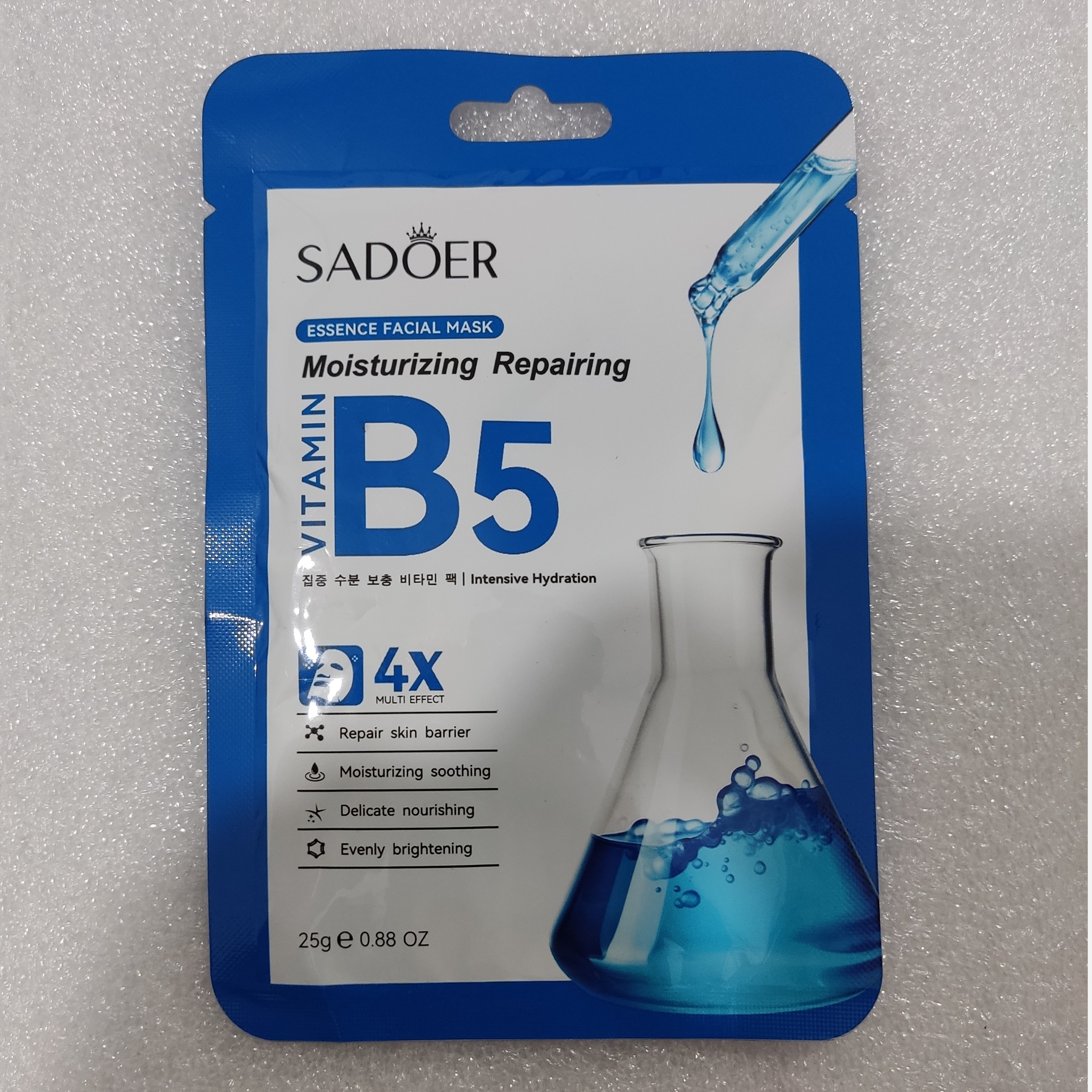 ماسک ورقه ای ویتامین B5 سادور ترمیم کننده