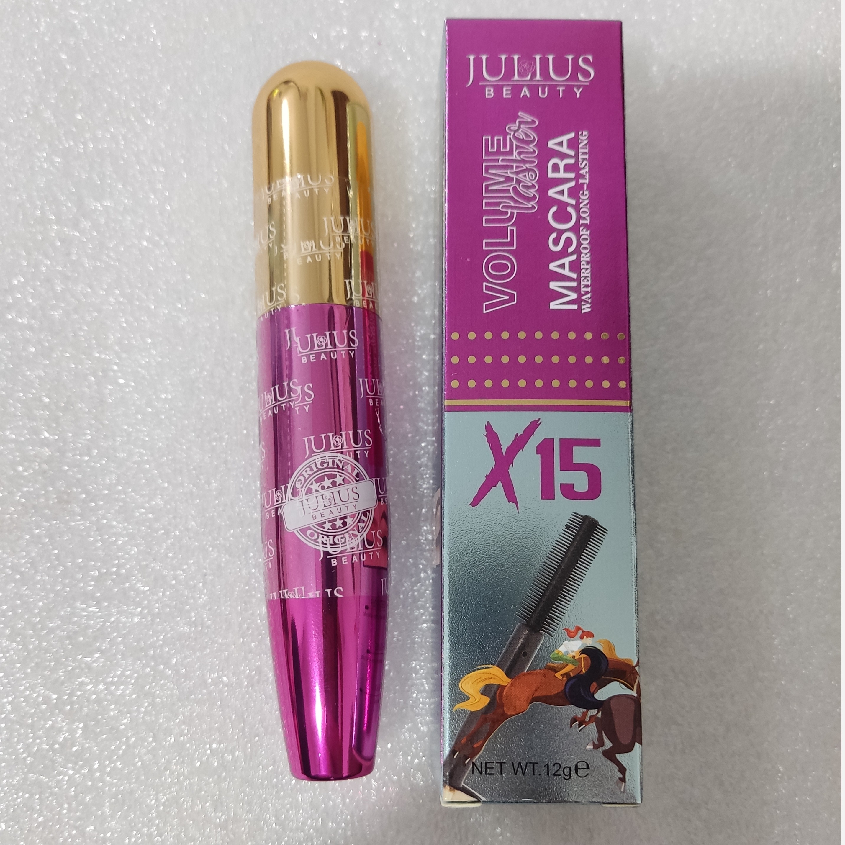 ریمل حجم دهنده ژولیوس بیوتی X15 با بلند کنندگی بالا پوکه فلزی