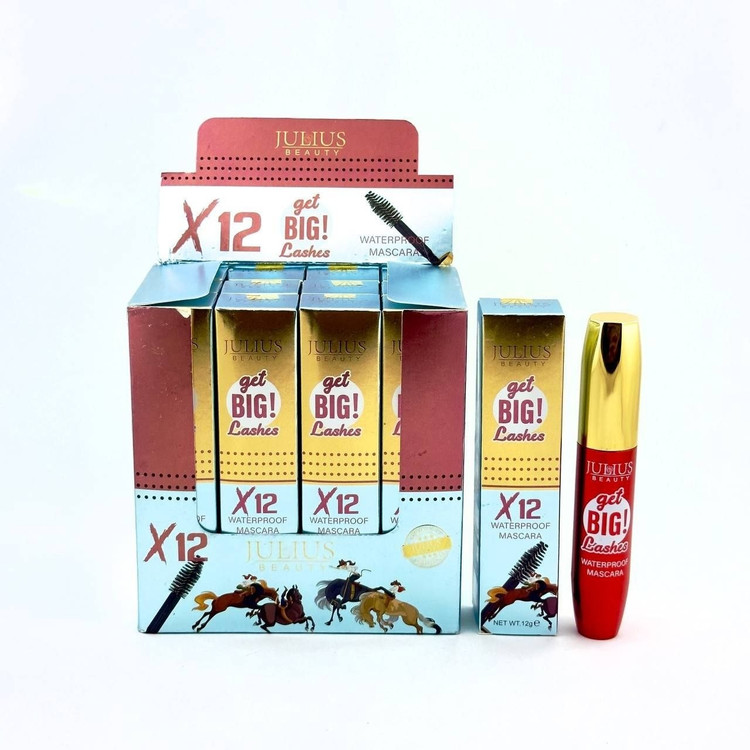 ریمل حجم دهنده ژولیوس بیوتی X12 با بلند کنندگی کد JL330 پوکه فلزی