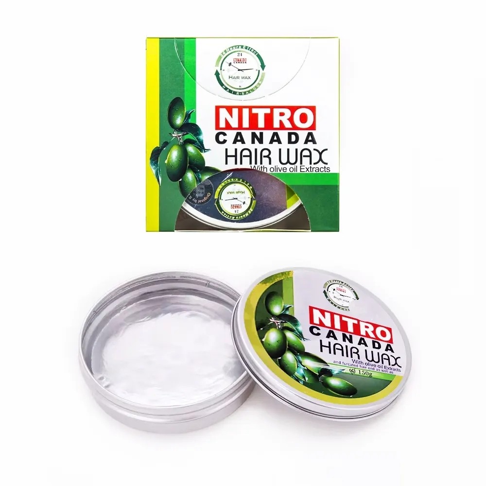 واکس و چسب مو ( سبز - با ماندگاری تا 24 ساعت ) نیترو براق کننده و نگه دارنده موهای نرم صاف و فر حاوی عصاره روغن ز