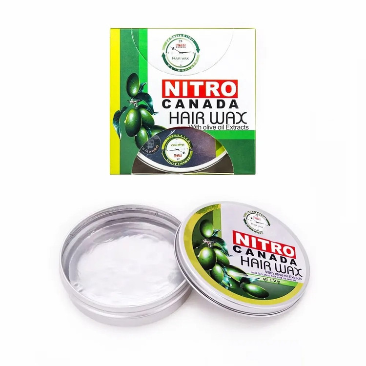 واکس و چسب مو ( سبز - با ماندگاری تا 24 ساعت ) نیترو براق کننده و نگه دارنده موهای نرم صاف و فر حاوی عصاره روغن ز