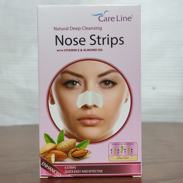 چسب بینی کرلاین Care Line حاوی ویتامین ای و روغن بادام بسته 6 عددی