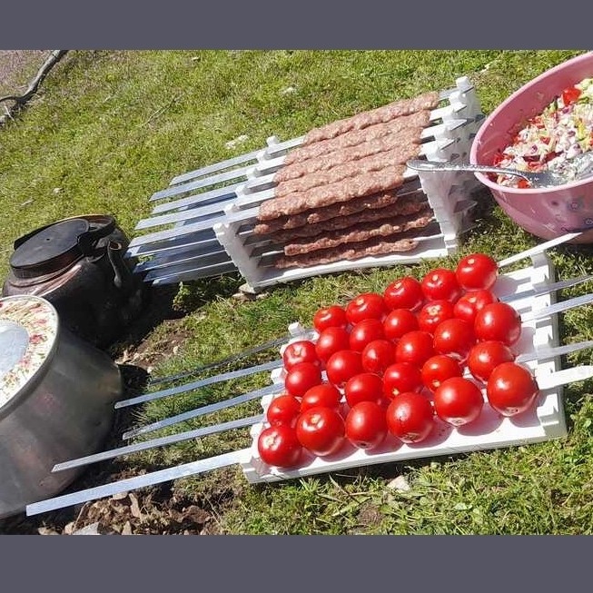 سینی کباب طبقاتی مناسب مسافرت رستوران و منزل