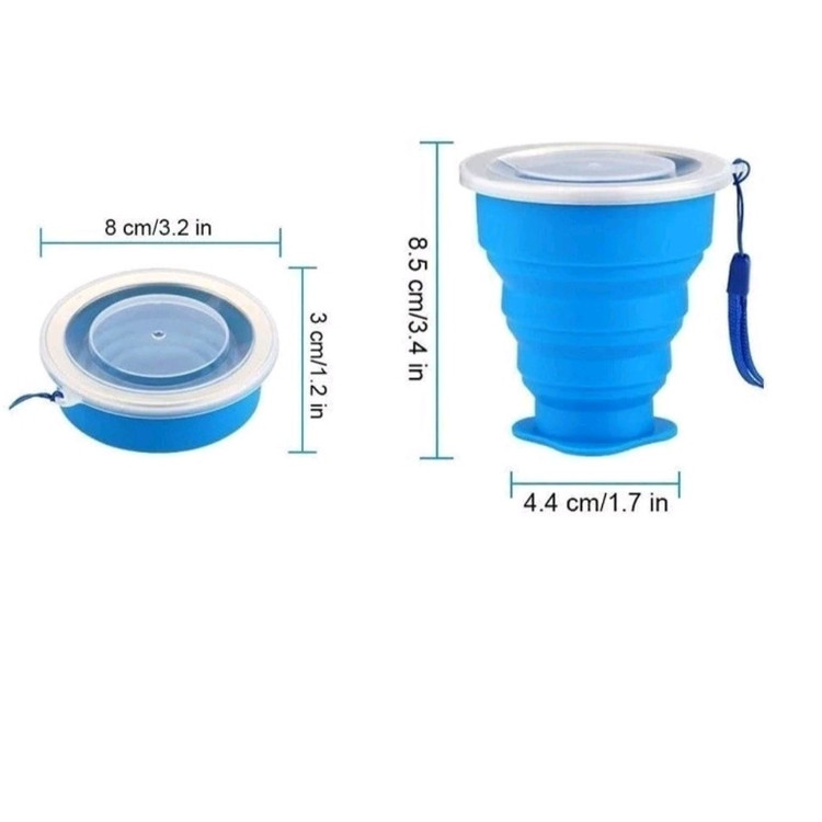 لیوان سیلیکونی تاشو لیوان سلیکونی تاشو دربدار ویژه اربعین پلاسکو لیوان سلیکونی تاشو