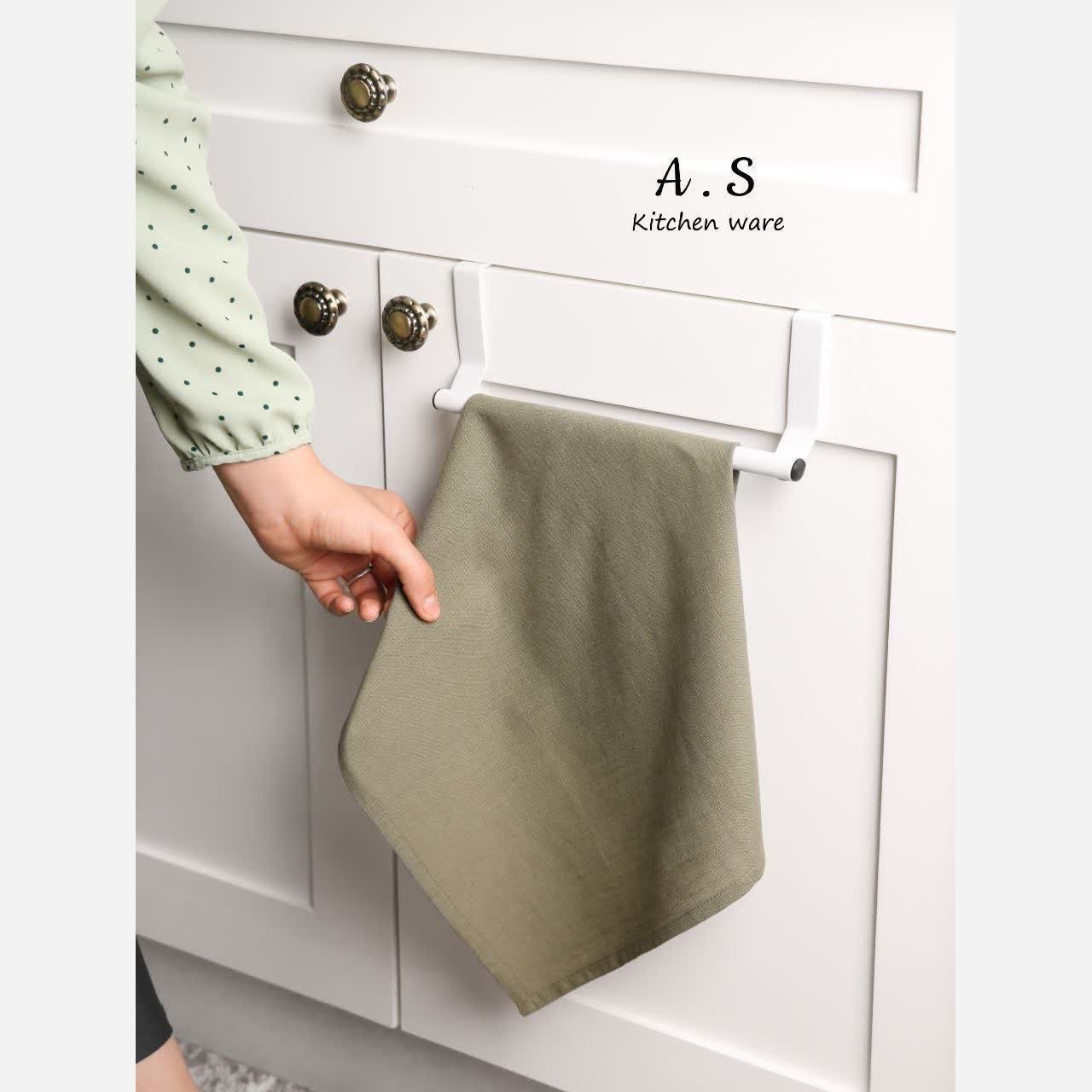 آویز حوله کابینتی آویز حوله مدل آویز به درب کابینت برای حوله و دستکش دز پلاسکو