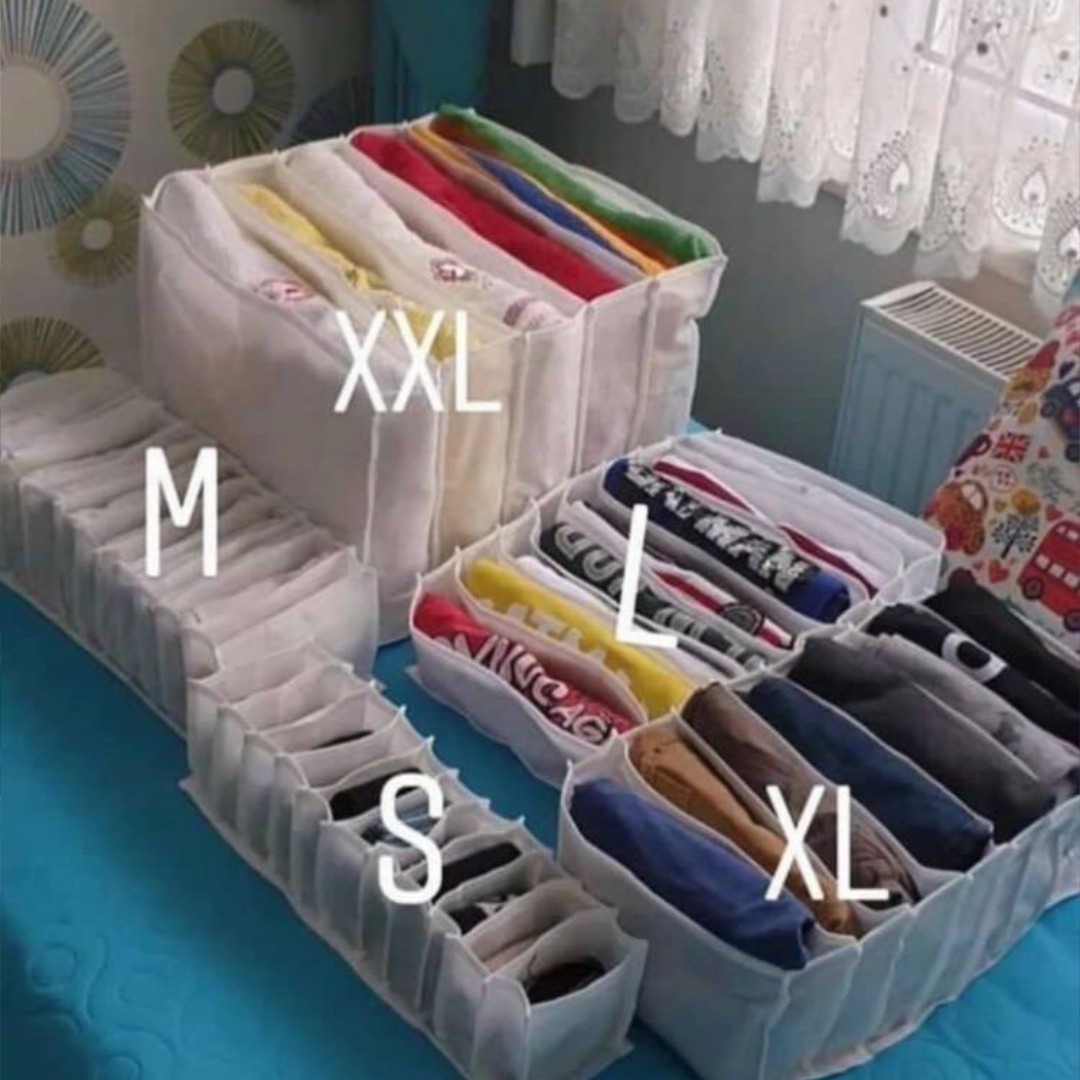 نظم دهنده و ارگانیزر پارچه ای دو ایکس سایز بزرگ XXlarge پنج خانه دوایکس لارج پلاسکو