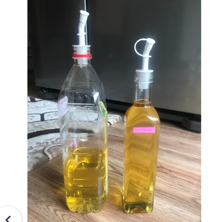 آرام ریز روغن و آسان ریز بطری بسته 3عددی مناسب برای روغن و آبلیمو و مایعات