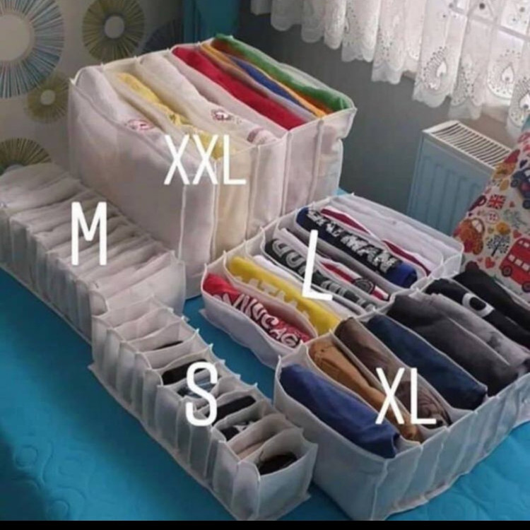 نظم دهنده پارچه ای یا تقسیم سایز large لارج مقسم پارچه ای کمد و کشو