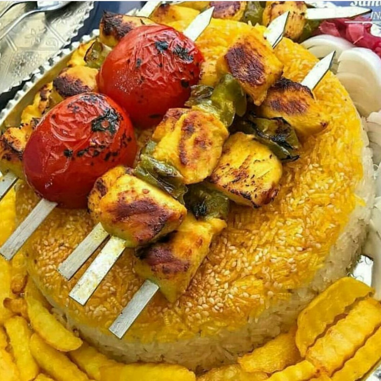 سیخ فلزی کوچک تابه ای تعداد در هر بسته شش عددی یا سیخ جوجه تابه ای پلاسکو