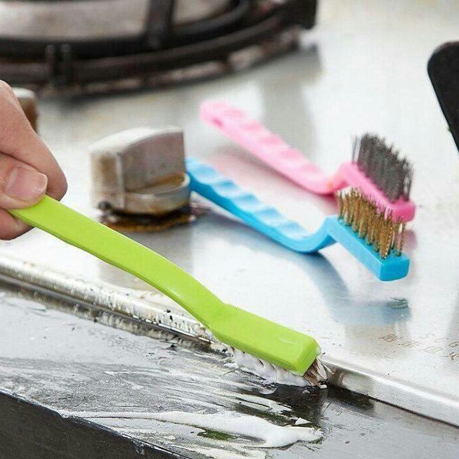 فرچه سیمی گاز سه عددی ست فرچه 3عددی گاز پاک کن